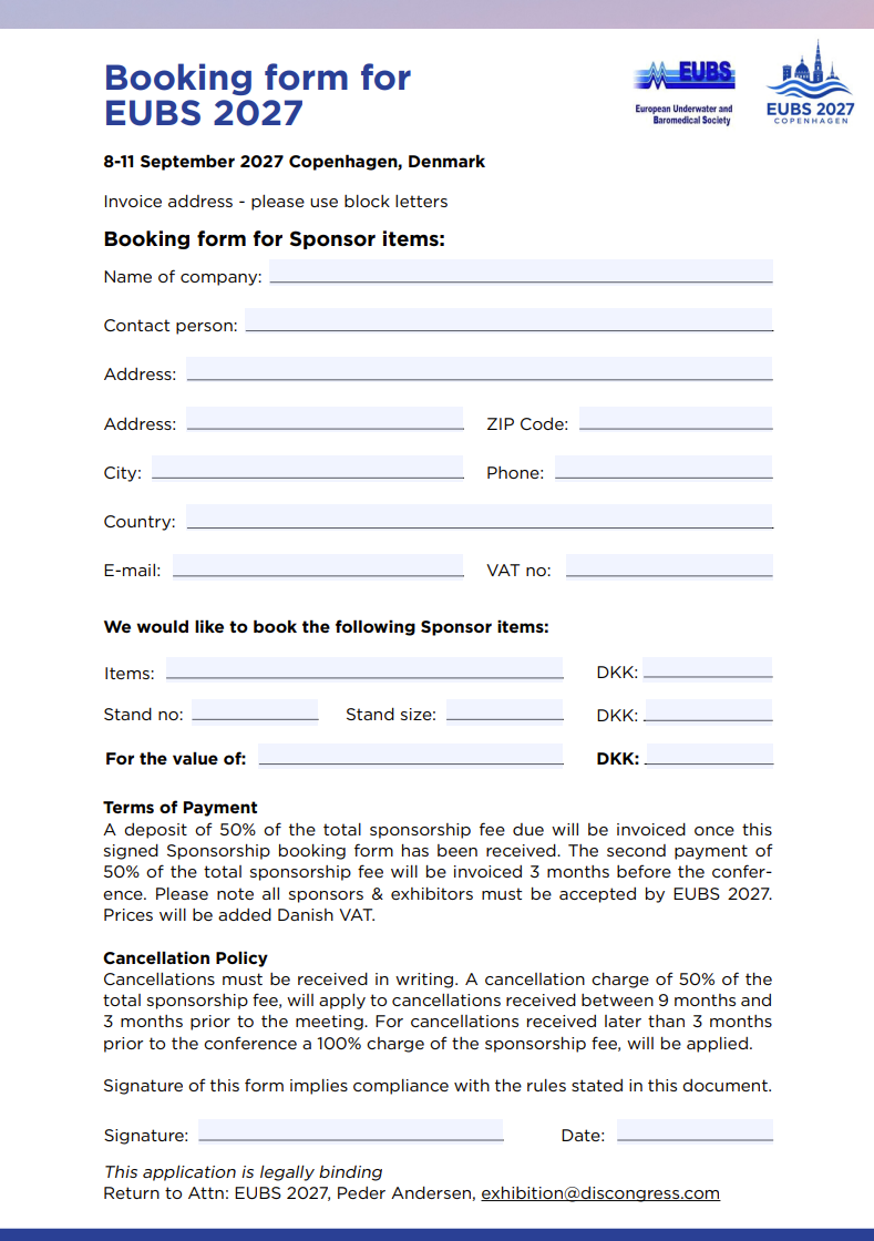 Bookingform billede